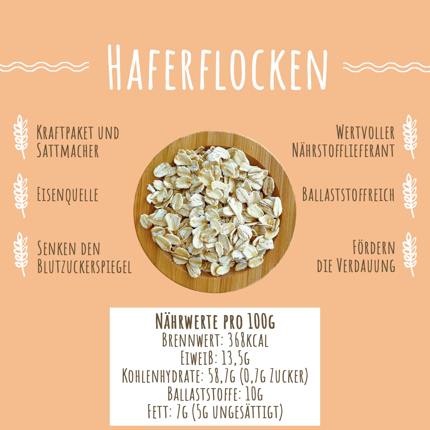 Haferflocken sind echte Alleskönner